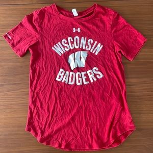 Under Armour University of Wisconsin Tee